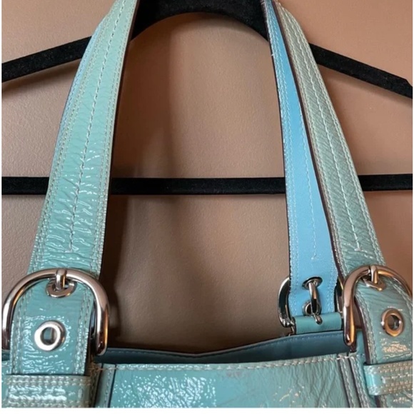 *RARE* Coach Vintage Oversized Pleated Optic Signature Tote - Picture 7 of 14